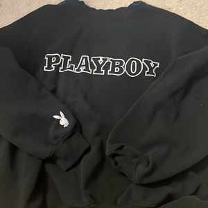 Playboy by Pacsun Black Crewneck